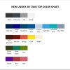 tank top color chart - Nana Merch