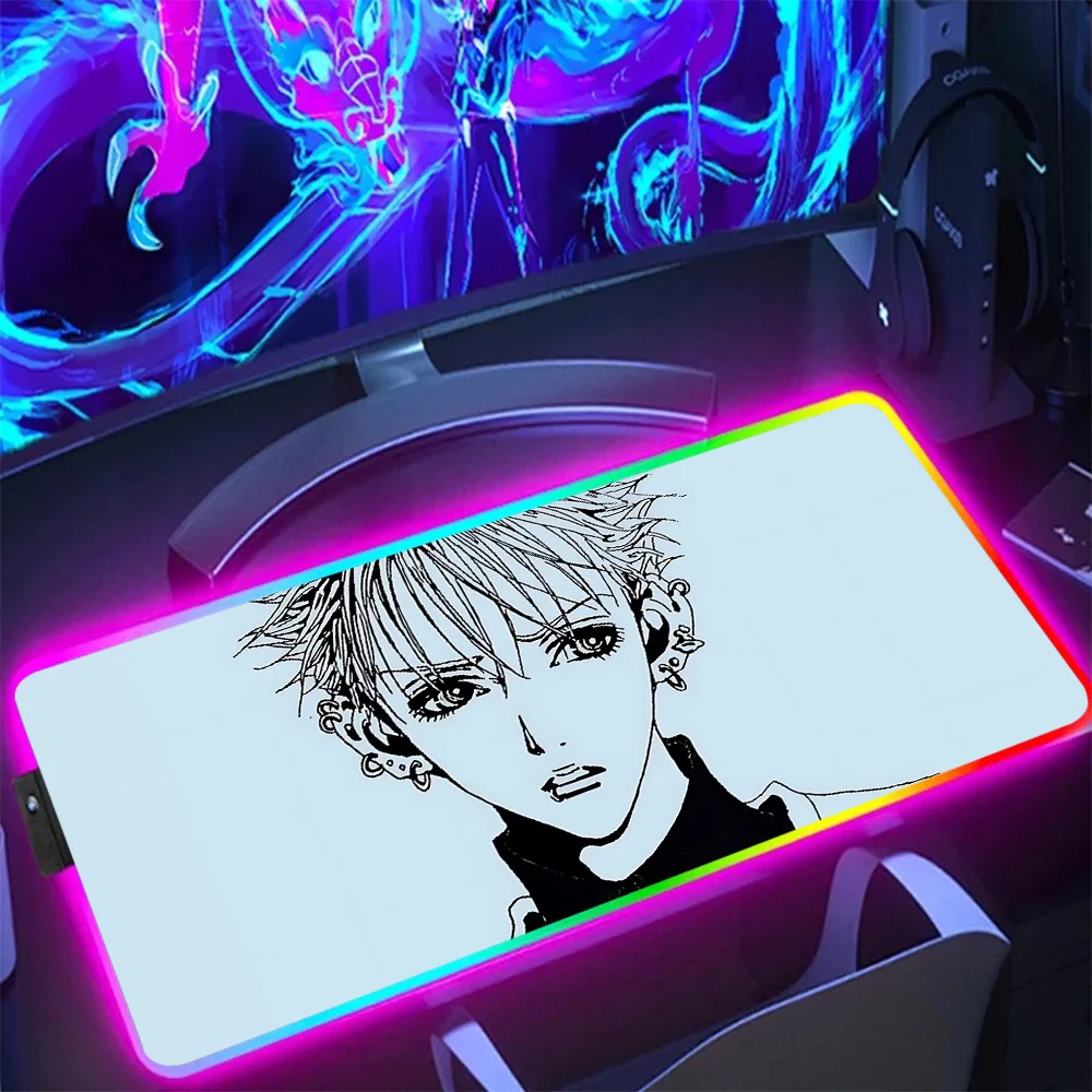 Nana Osaki Girl Desk Gaming Mousepad RGB