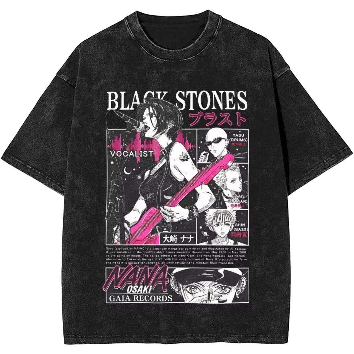 Best Choice Nana Black Stones Mineral T-Shirt