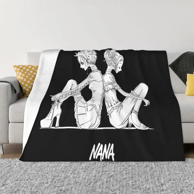Harajuku Anime Girl Throw Blanket