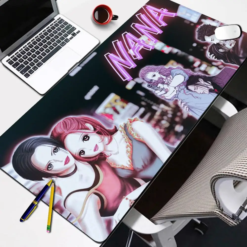 Black Anime Nana Osaki  Keyboard Desk Mouse Pad