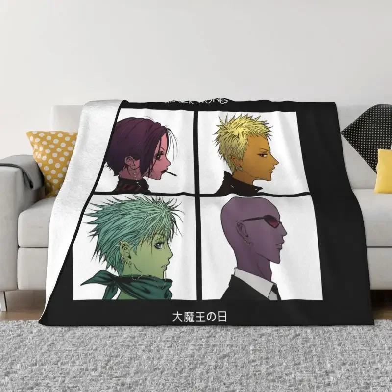 Japanese Anime Girl Couch Blanket