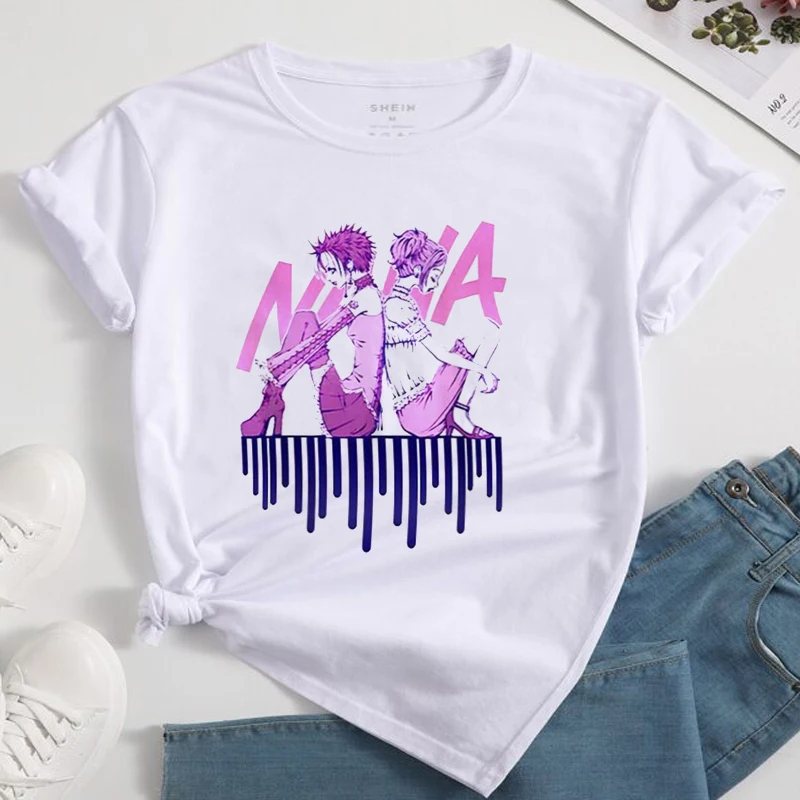 NANA Anime Girl Stylish Black Crop Top T-Shirt