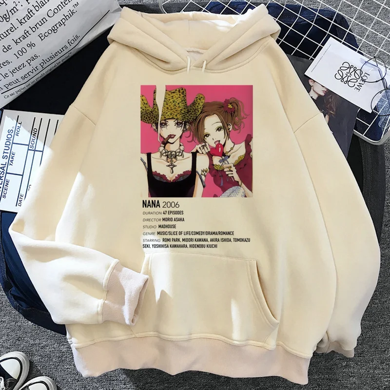 Nana Ulzzang Anime Oversized Women Style Hoodie
