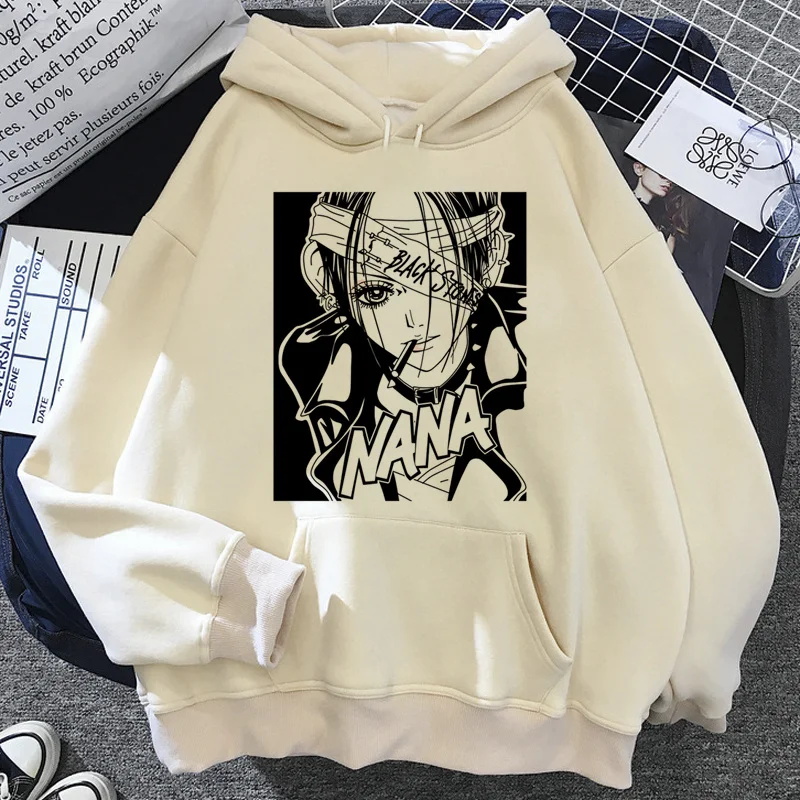 Nana Anime Ulzzang Female Casual Korean Pullover Hoodie