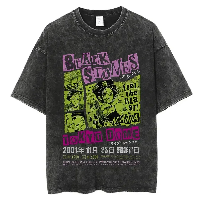 Nana Osaki Streetwear Anime Mineral T-Shirt
