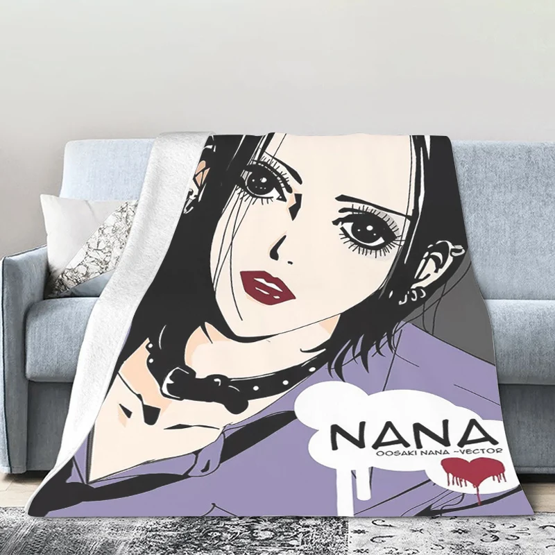 Cute Harajuku Anime Girl Flannel Blanket