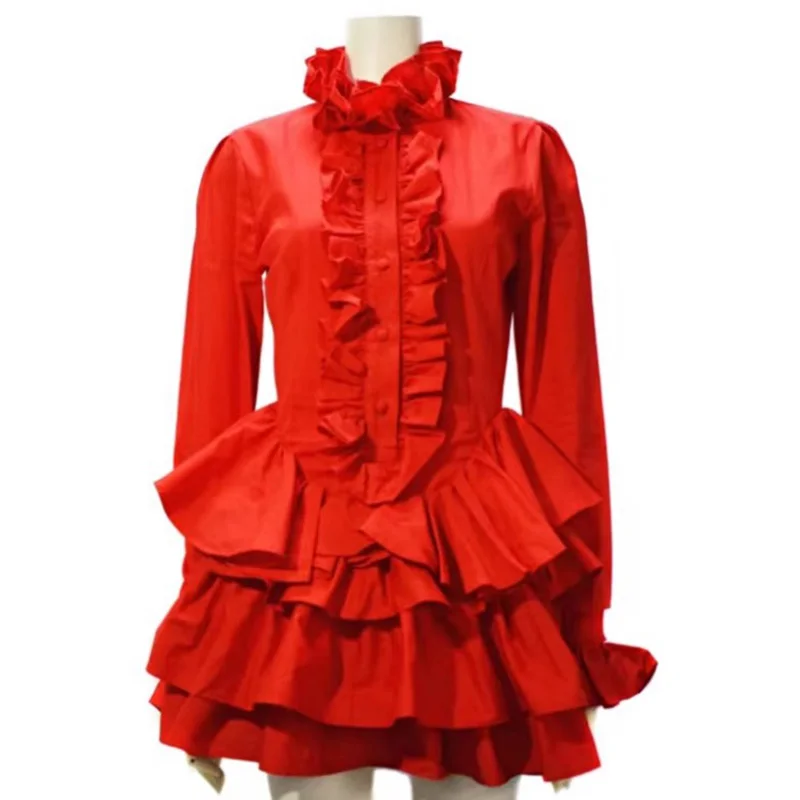Oosaki Nana Red Dress Cosplay Costume for Women