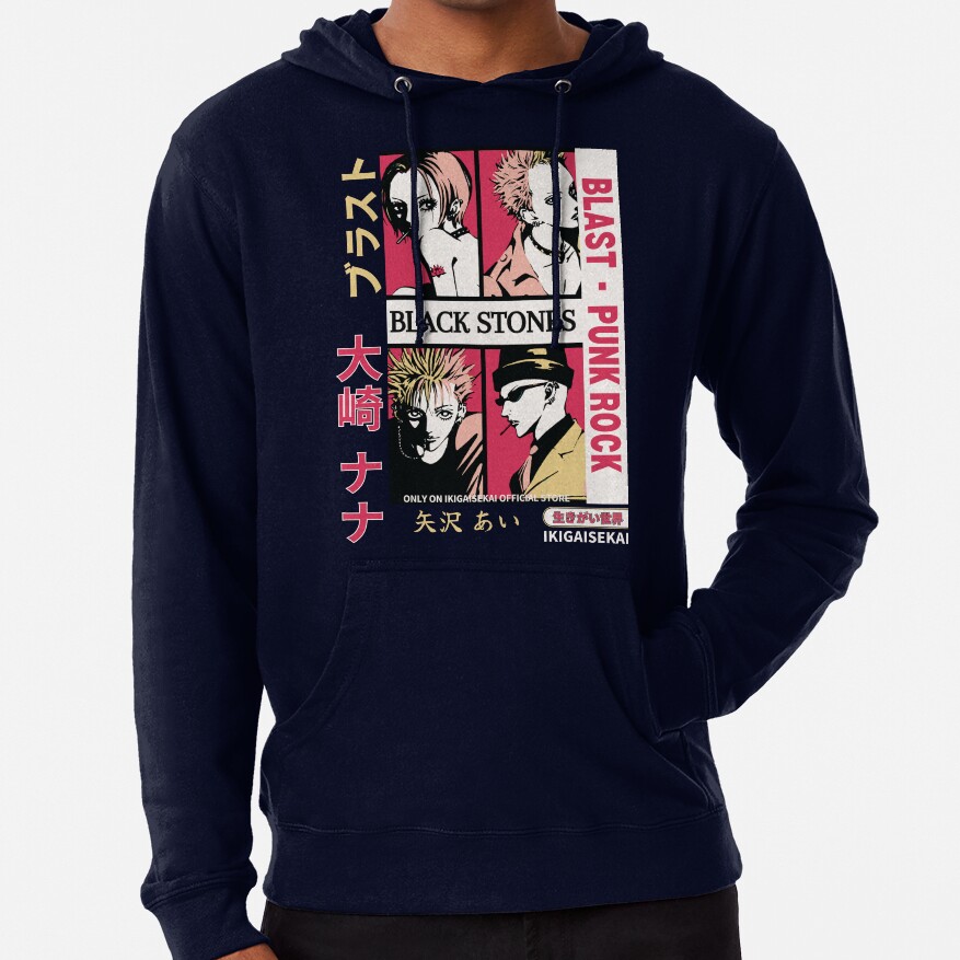 Black Stones Poster Nana Anime Art Hoodie - Image 6