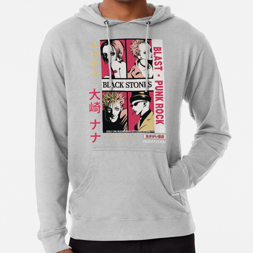 Black Stones Poster Nana Anime Art Hoodie - Image 5