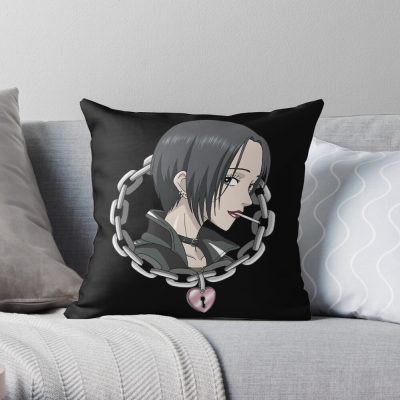 Nana Smoking With Acceessories Throw Pillow