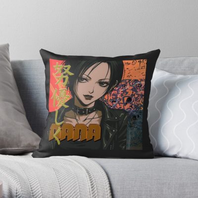 Work Hard Be Nice Nana Throw Pillow