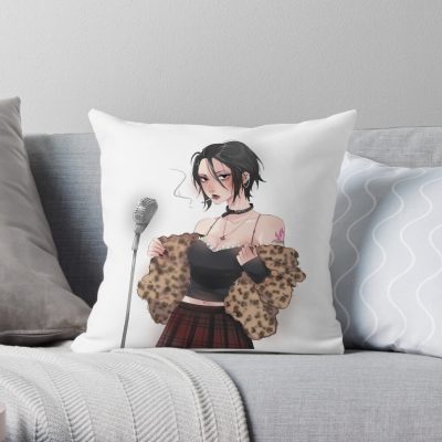 Nana Beautiful Girl Singing Throw Pillow