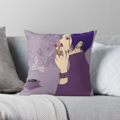 Retro Nana Anime Throw Pillow
