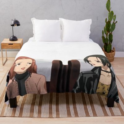 Komatsu Nana Sitting Throw Blanket