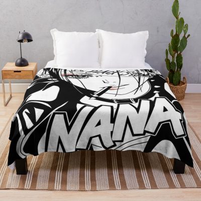 Nana Black Ston Throw Blanket