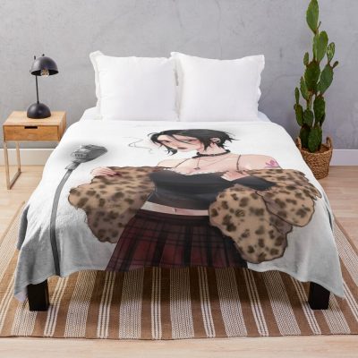 Nana Beautiful Girl Singing Throw Blanket