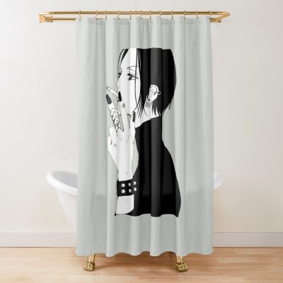 Nana Osaki Grey Shower Curtain