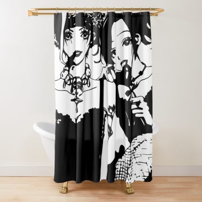 Black And White Nana Ai Yazawa Shower Curtain