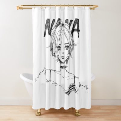 Black And White Nana Anime Shower Curtain
