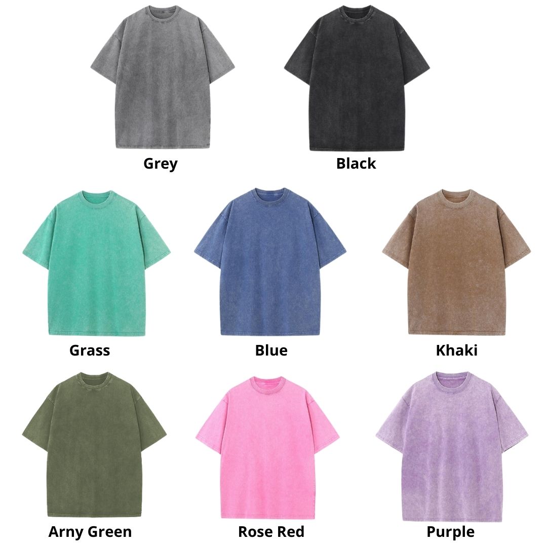 Mineral Wash T Shirt Color - Nana Merch